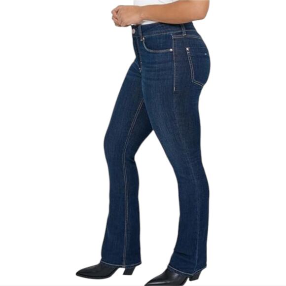 Melissa MCCARThY x‎ Seven7 Bootcut Women's Mid Rise Blue Jeans Plus Size 20 - Picture 2 of 12